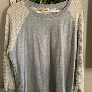 Micheal kors heather grey sweater size 1x
